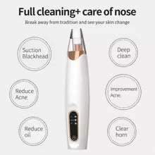 3-in-1 pore vacuum cleaner removes blackheads, unclogs pores, and reduces oil for smooth, glowing complexion. Features 3 section levels, multiple tips, and a rechargeable design-safe and effective for all skin types.