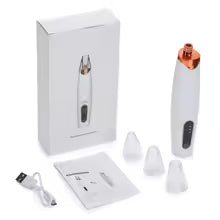3-in-1 pore vacuum cleaner removes blackheads, unclogs pores, and reduces oil for smooth, glowing complexion. Features 3 section levels, multiple tips, and a rechargeable design-safe and effective for all skin types.