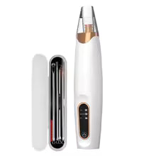 3-in-1 pore vacuum cleaner removes blackheads, unclogs pores, and reduces oil for smooth, glowing complexion. Features 3 section levels, multiple tips, and a rechargeable design-safe and effective for all skin types.