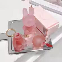 beauty meets accessory. Gege Bear Rabbit Lips Glaze gives you velvet-matte color that last all day- and the adorable packaging doubles as a keychain you can clip anywhere.