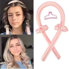 Overnight Heatless Curl Set - Clip, Scrunchies & Headband.